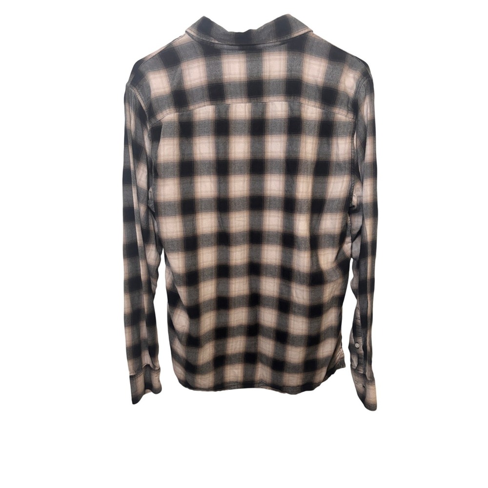 Abercrombie Fitch Mens Soft Flannel Plaid Button Down Shirt Size M - Picture 6 of 8